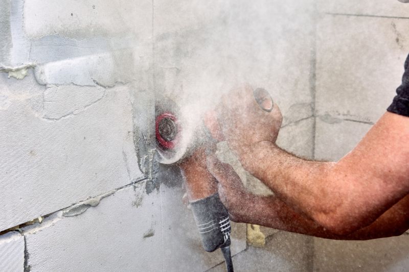 Completed Cement Cutting Work